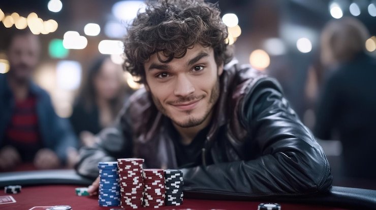 Antarmuka taruhan interaktif Allbet di 789slot dengan papan blackjack dan roulette